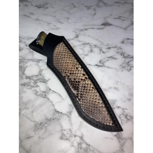 СКЕЛЯ ніж ручної роботи Олександра Репи, сталь - Ді-102 МП в обкладинках багатошарового ламінату через нікель, 66-67 HRC. Photo 2